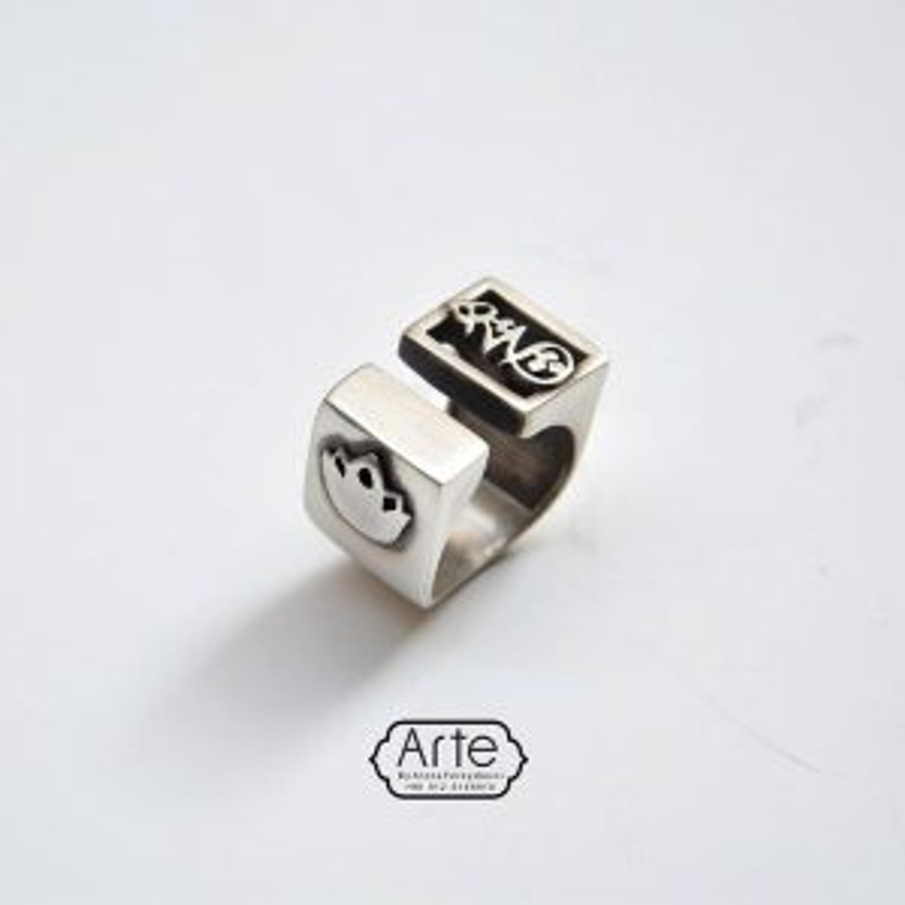 Серебряное кольцо Arte Сpehich 20220521 Иран
