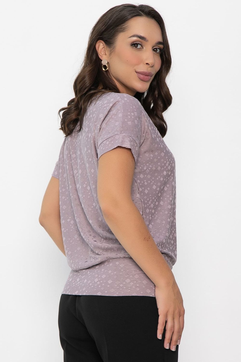 Блуза Нарния (светло-сиреневая) Б14068-3М LT Collection