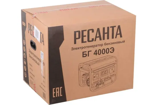 Бензиновый генератор РЕСАНТА БГ 4000 Э
