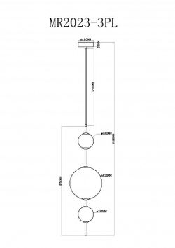 Подвесной светильник MyFar Violla MR2023-3PL