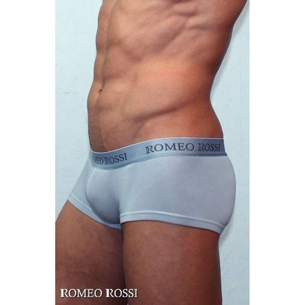 Мужские трусы хипсы светло-серые Romeo Rossi Comfort Boxer Brief RR5001-03