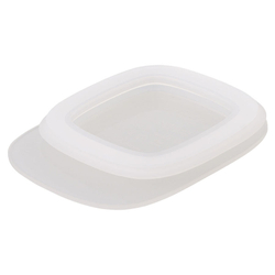 Контейнер для хранения 600мл Qualy с плоской крышкой белый