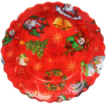 Поднос пластиковый «Новогодний праздник» 26,5*3,5см