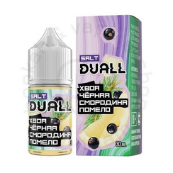 Безникотиновая жидкость для ЭСДН DUALL ZERO с ароматом хвои, чёрной смородины и помело, 28мл, 0мг/см