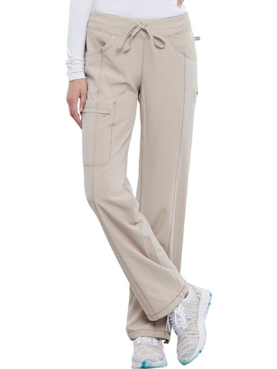 Брюки медицинские женские Cherokee 1123A с регулируемой кулиской, красный, 42