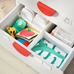 Шкаф детский - IKEA PLATSA/SMÅSTAD/SMASTAD, 60x55x181 см, белый, ИКЕА