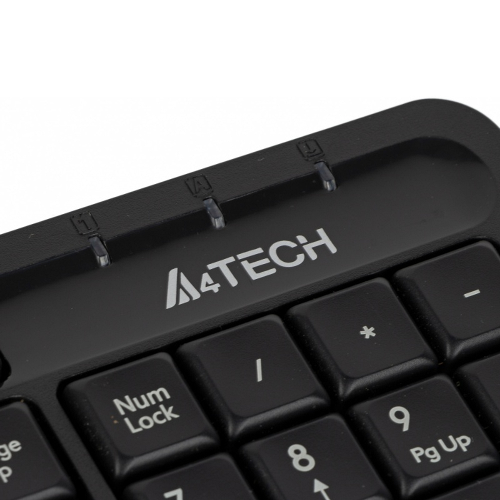 Комплект (клавиатура + мышь) A4Tech Fstyler FG1010, черный/синий (мембранная, беспроводная 2.4 GHz)