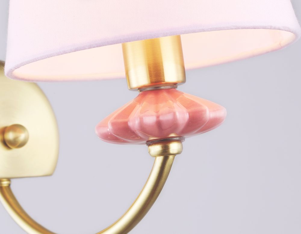 Ambrella Настенный светильник с абажуром и декором из керамики Ceramo Classic LH75027