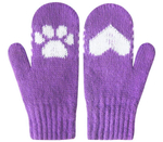 Варежки "Лапки" сиреневый р. 14, 1 шт.