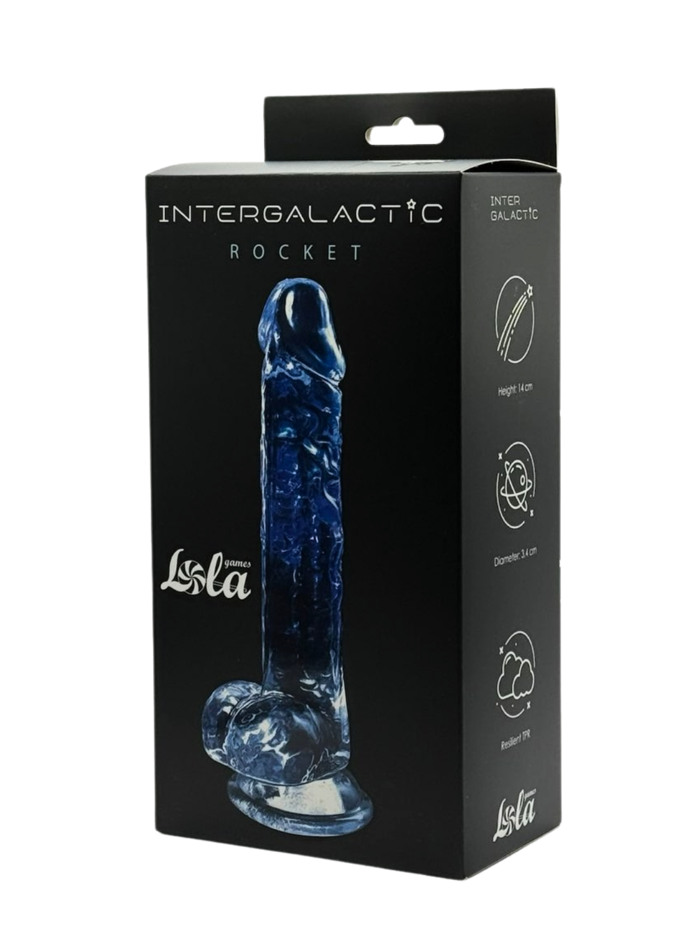 Прозрачный дилдо Intergalactic Rocket 7080-05lola