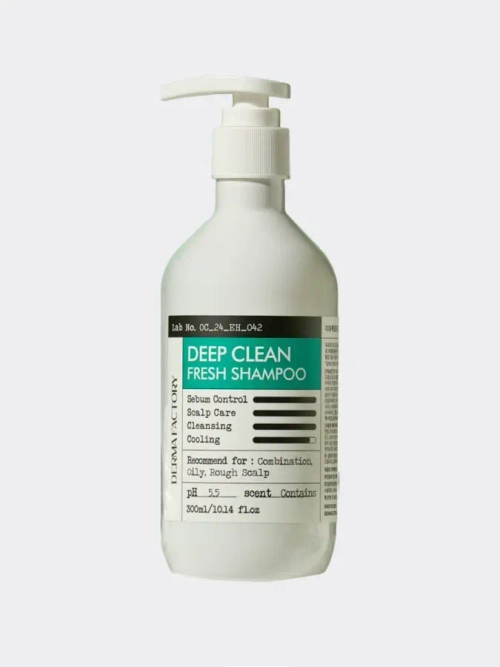 Derma Factory Шампунь для жирной кожи головы Deep Clean Fresh Shampoo