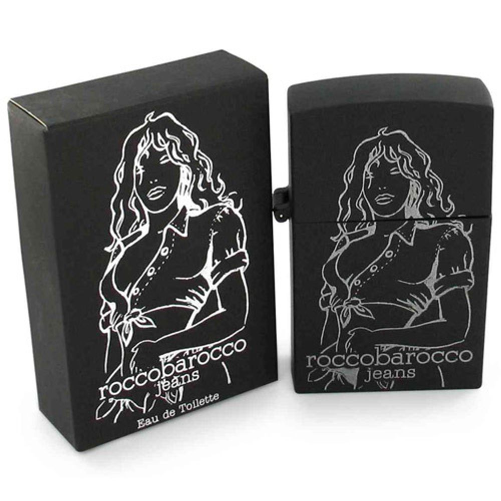 Roccobarocco Black Jeans Femme