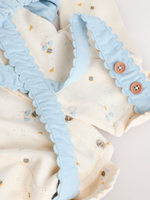 Комплект из трех предметов для девочки Next AR8-168, Голубой, Молочный