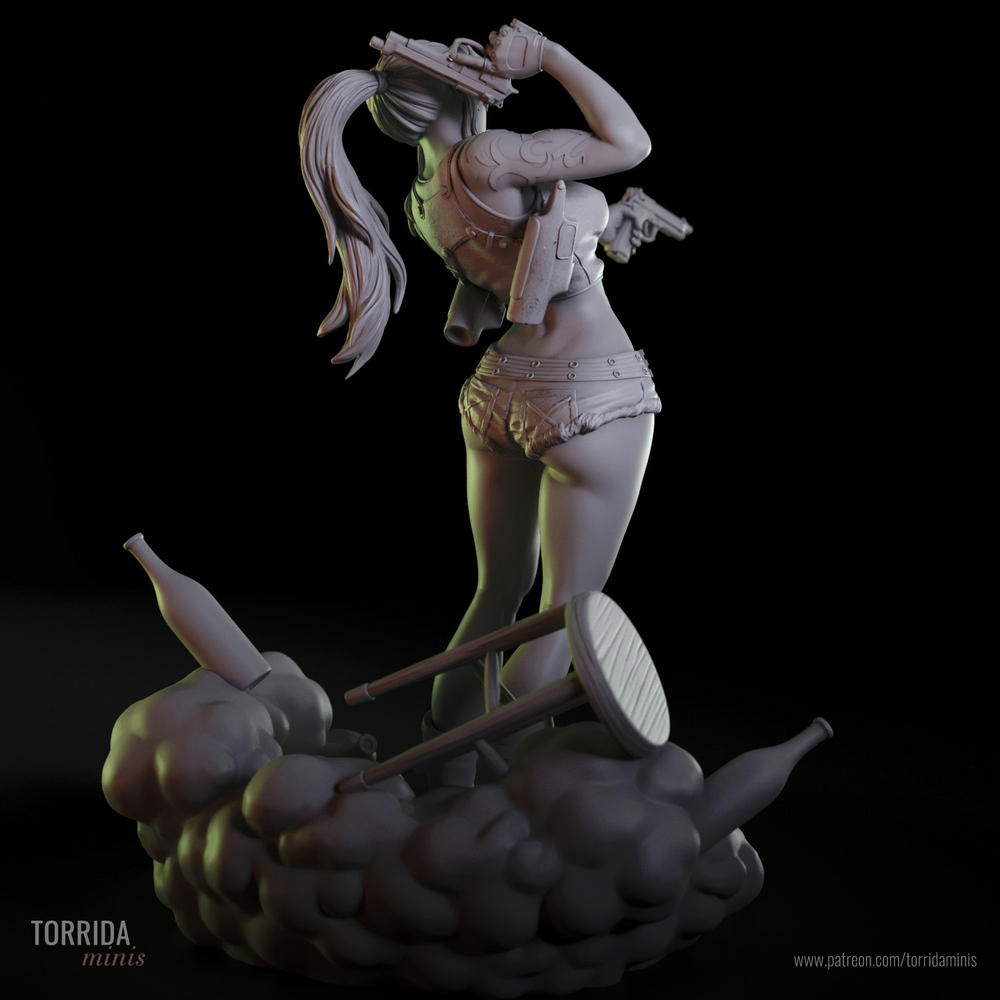 Фигурка Реви Пираты Чёрной лагуны Revy Black Lagoon Rebecca