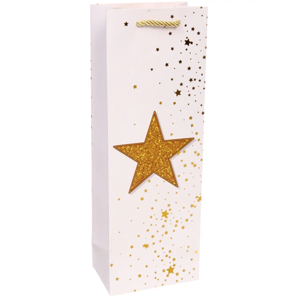 Пакет под бутылку «Звезда» 36*12,5*8,5 см