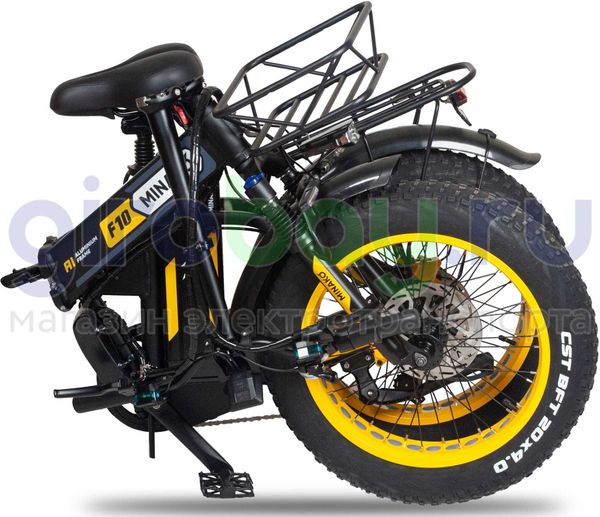 Электровелосипед Minako F10 Pro 2025 года (48V/20Ah) - Желтый обод