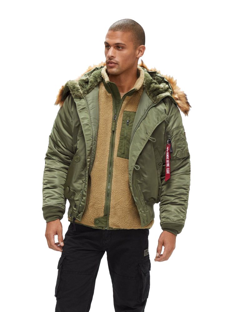 Куртка Alpha Industries N-2B Short Waist Parka (Sage Green)