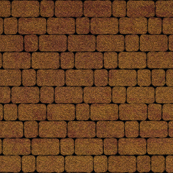 Тротуарная плитка Арена - Листопад гранит Каир, комплект из 2 видов плит
