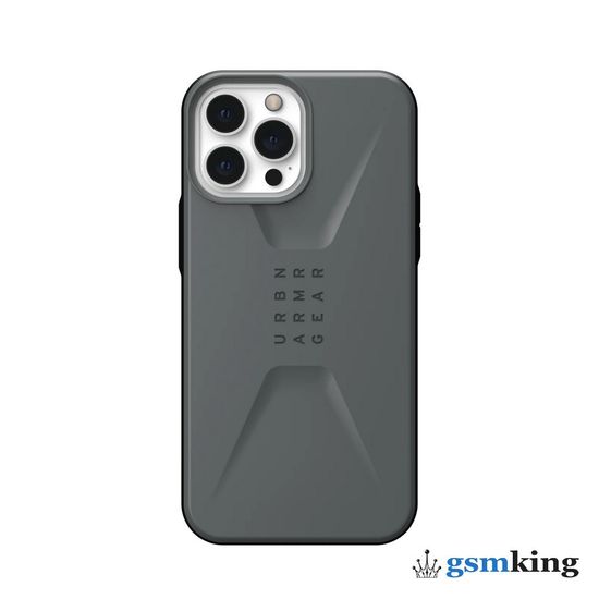 UAG Civilian Series Case for Apple iPhone 13 Pro Max Silver (Серебристый)11316D113333