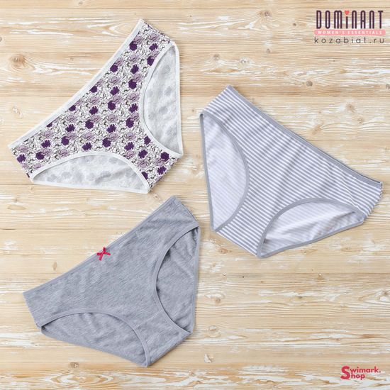 Трусики женские DOMINANT 55000-295, FULL BRIEF, 3 шт. в уп.
