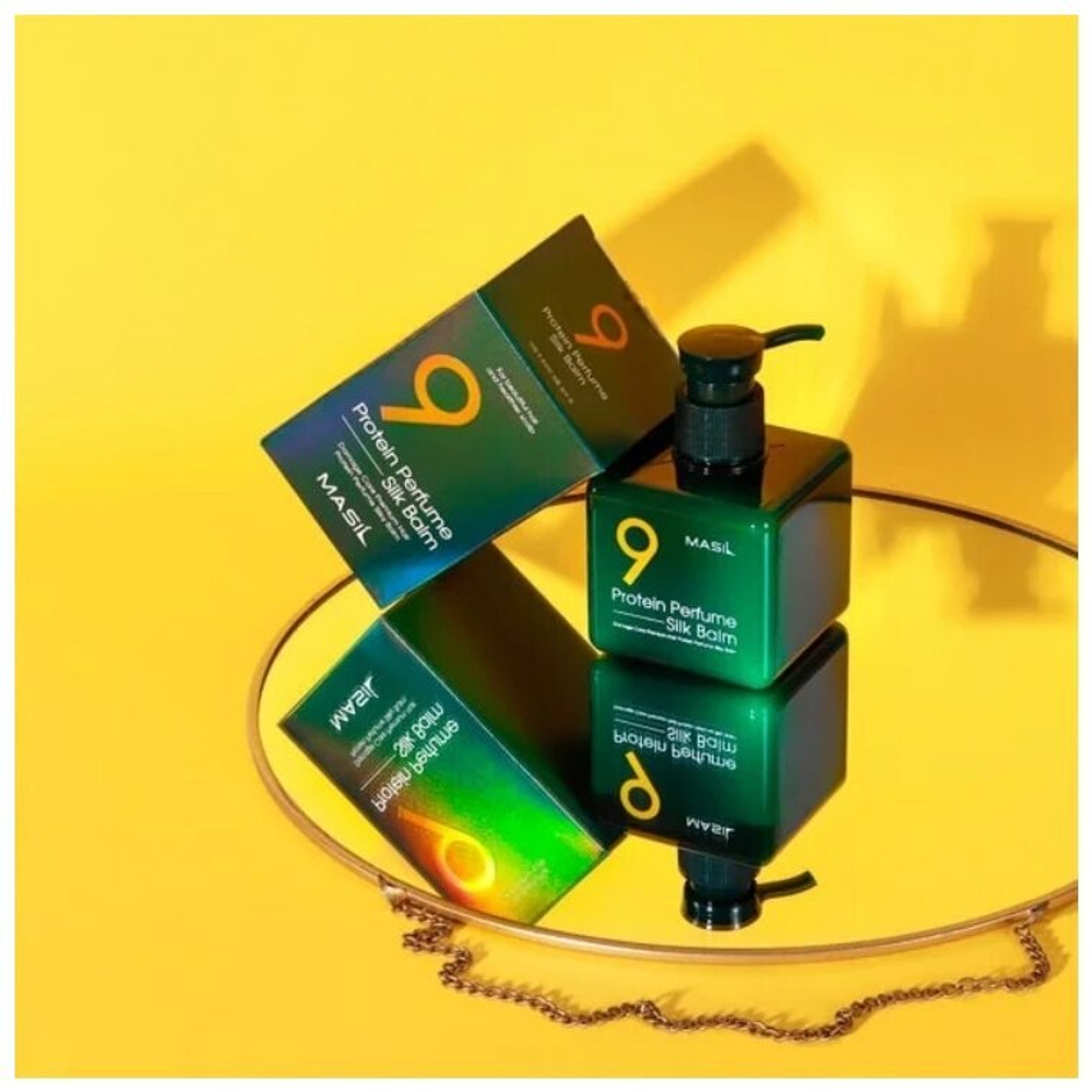 Masil бальзам 9 Protein Perfume Silk Balm несмываемый для поврежденных волос, цветочный, 180 мл