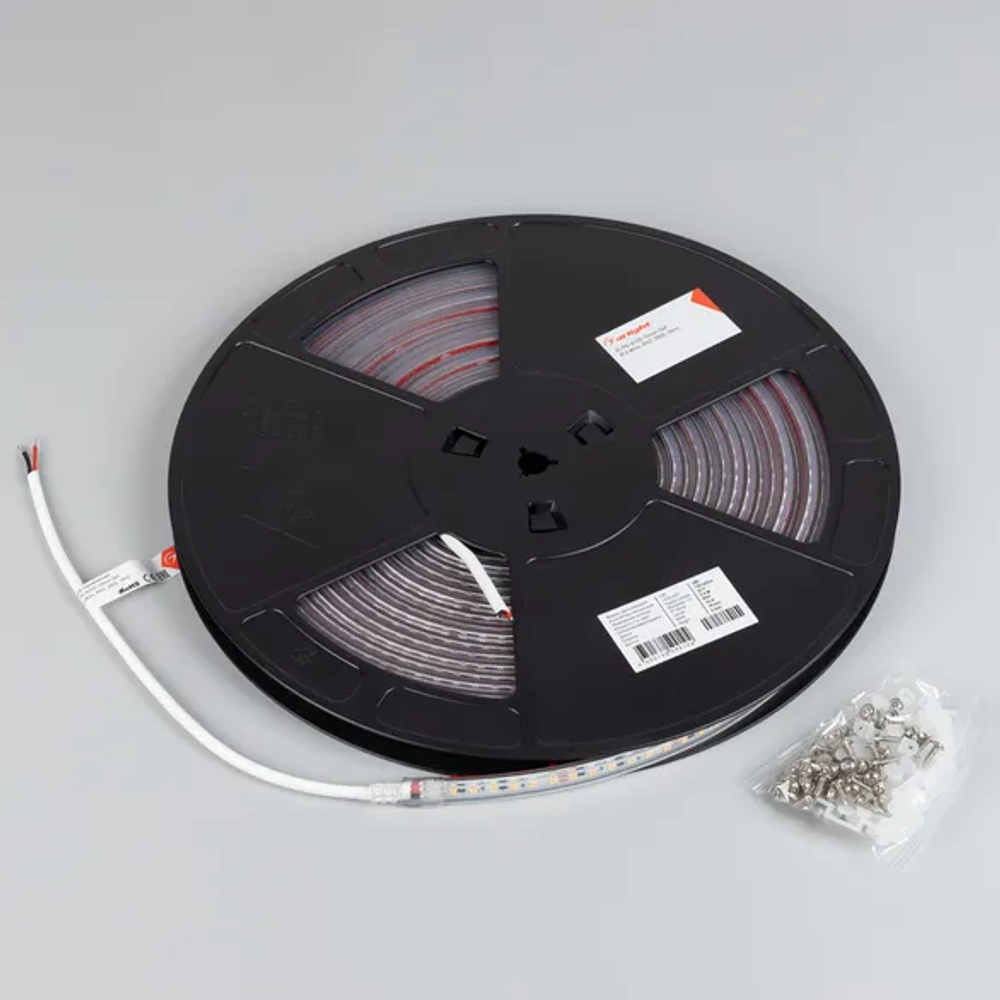 Светодиодная лента герметичная IC-PS-A120-10mm 24V Day4000 (9.6 W/m, IP67, 2835, 10m) (Arlight, стабилизированная) 050632