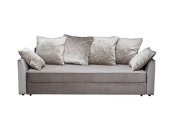 Диван трехместный Garda Decor Mores вельвет бежевый механизм тик-так