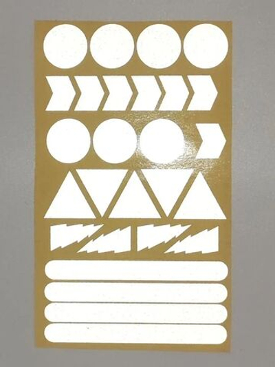 Светоотражающие наклейки самоклеящиеся