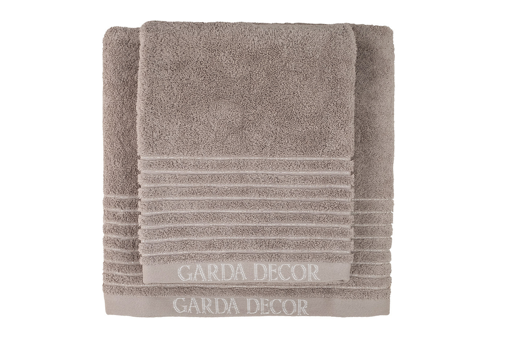 Полотенце 70x140 Garda Decor Стелла коричневое