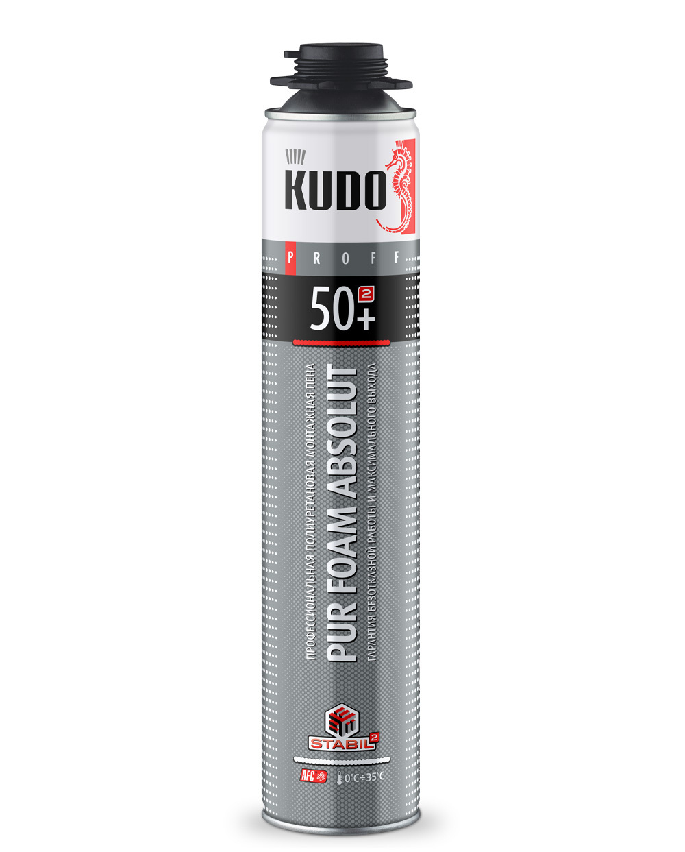 Пена полиуретановая монтажная KUDO PROFF 50+