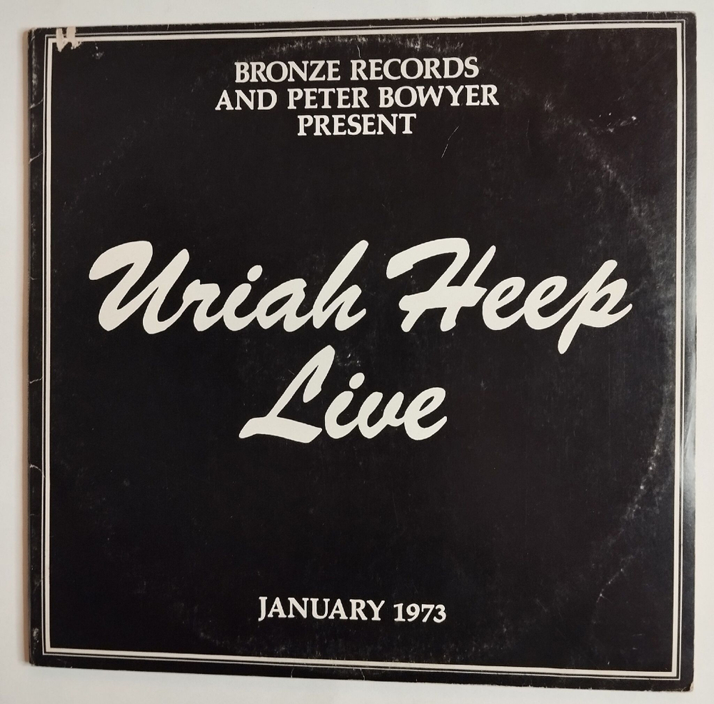 Винтажная виниловая пластинка LP Uriah Heep Live (Израиль 1973)
