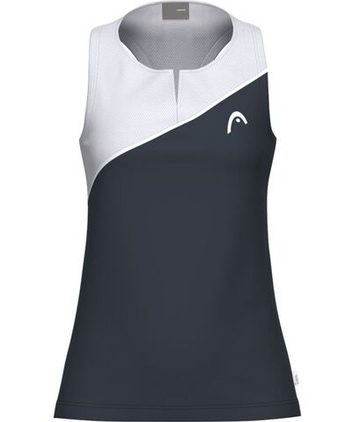 Женский топ теннисный Head Spirit Tank - navy/white