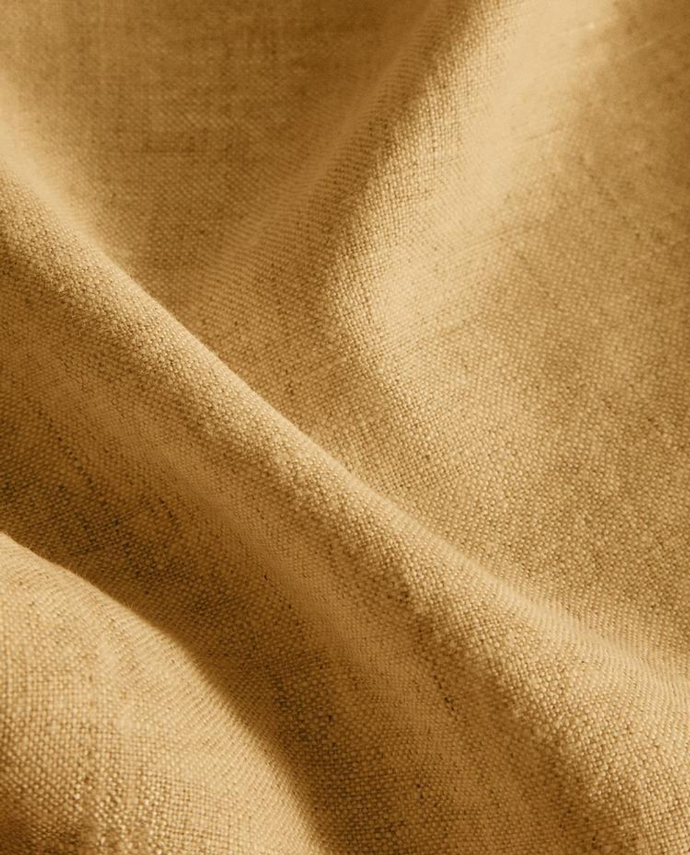 ZARA HOME ЛЬНЯНЫЕ САЛФЕТКИ (НАБОР ИЗ 2 ШТ.), ГОРЧИЧНЫЙ