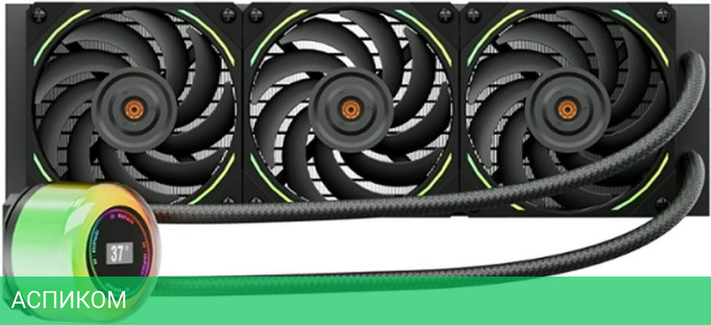 Система жидкостного охлаждения для процессора 1stPlayer CC 360 Black (CC-360-BK)