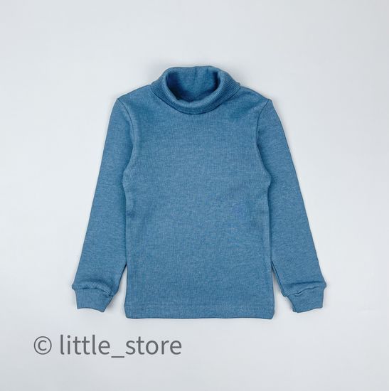 Водолазка хлопковая из кашкорсе Синий камень