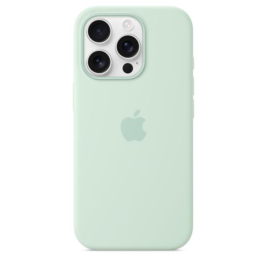Apple Silicone Case with MagSafe iPhone 16 Pro Aquamarine