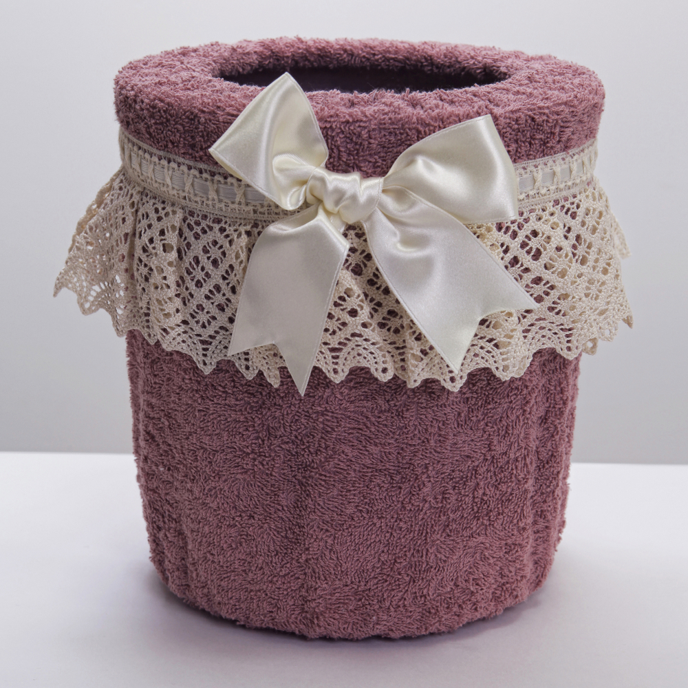 Ведро для мусора в ванную 20 Old Florence Rombetti розовое  Италия