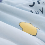 Комплект постельного белья Сатин с Одеялом Young 100% хлопок на резинке OBKR030