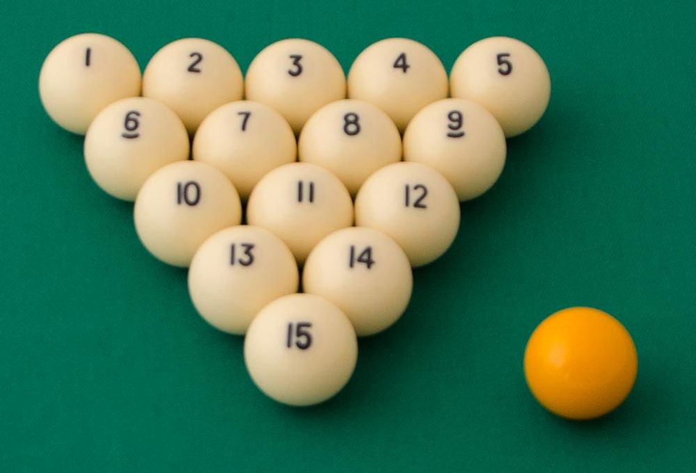 Комплект бильярдных шаров 38 мм "Classic A-Quality" (пирамида)