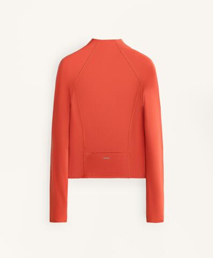 Oysho Легкая и теплая высокотехнологичная куртка Running, ярко-оранжевый