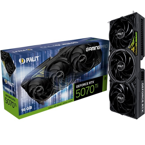 Видеокарта Palit GeForce RTX 5070 Ti GamingPro 16GB (NE7507T019T2-GB2031A)