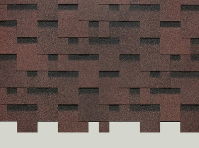 Гибкая черепица Europa, Матрица, Коричневый