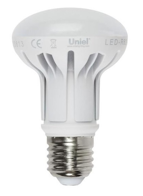 LED-R63-11W/NW/E27/FR ALM01WH Лампа светодиодная. Форма рефлектор, матовая колба. Материал корпуса алюминий. Цвет свечения белый. Серия Merli. Упако