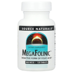 Source Naturals, MegaFolinic™, 800 мкг, 120 таблеток