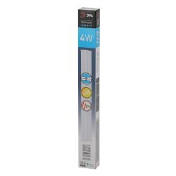 Линейный светодиодный светильник ЭРА LLED-01-04W-4000-E 4Вт 4000К L314мм | Бытовые светодиодные линейные светильники