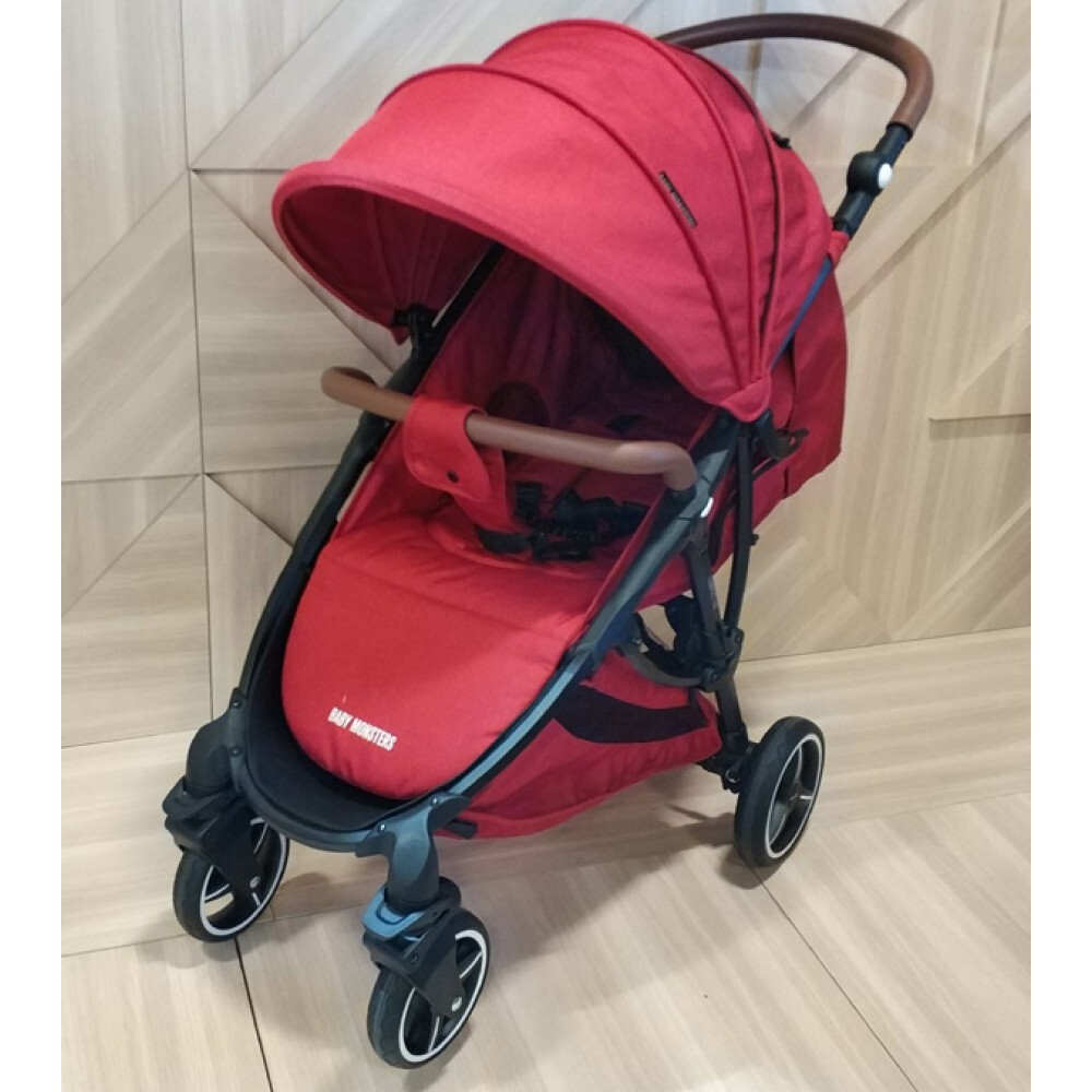 Детская коляска Baby Monsters Compact 3 в 1 (красный)