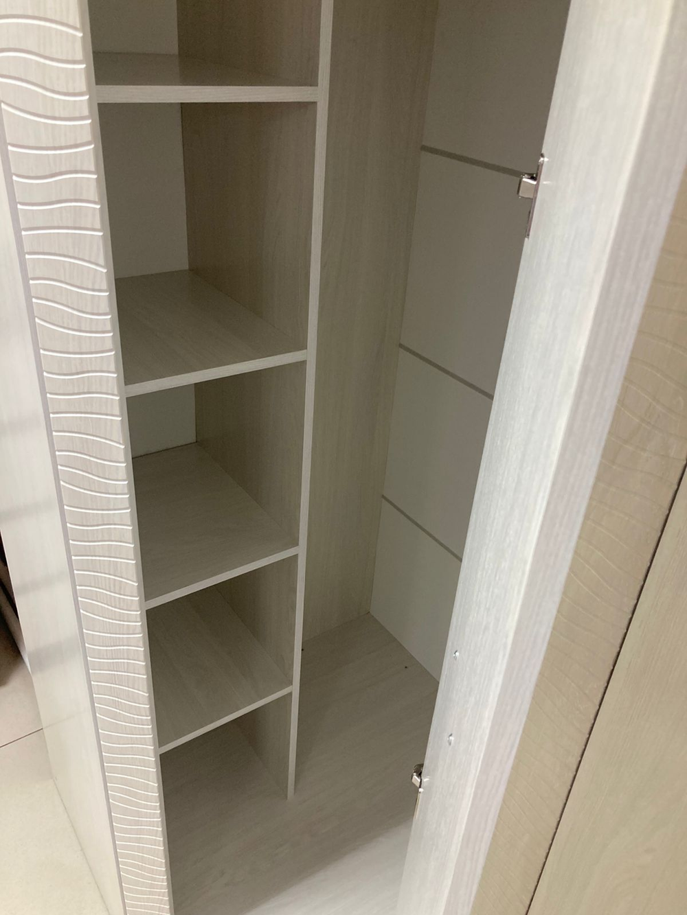 Шкаф угловой Монако ШК-42 ясень белый