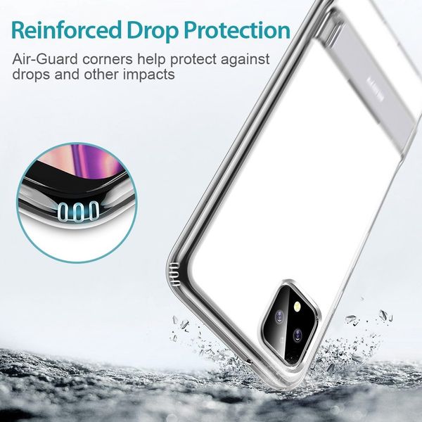 Противоударный чехол с подставкой ESR Metal Kickstand Case для Google Pixel 4 (Clear)