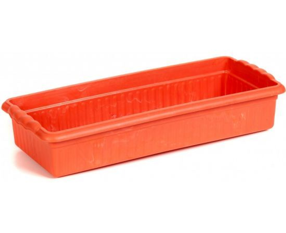 Ящик для цветов и рассады цветной 442*186*87мм