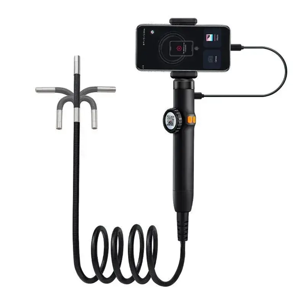 Эндоскоп поворотный 6 мм 360 градусов/камера автомобильная с артикуляцией